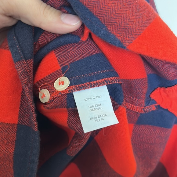 J Crew Factory Plaid Quarter Zip Flannel - Picture 5 of 6